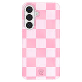 Pink Vibe Checkered Samsung Case
