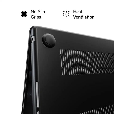 Black Leopard MacBook Case