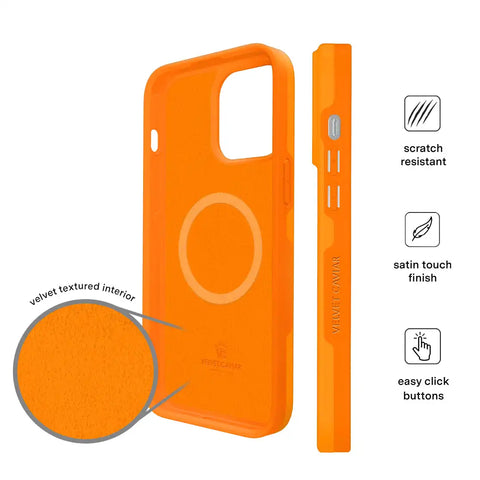 Pumpkin Spice Orange iPhone Case