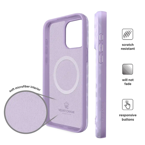 Lilac Leopard iPhone Case