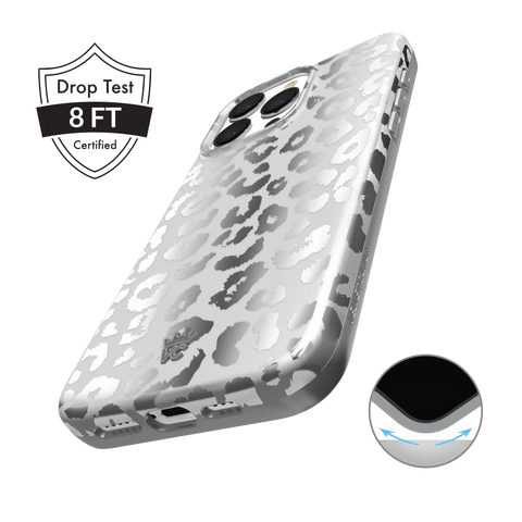 Chrome Leopard iPhone Case