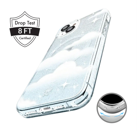 In the Clouds Stardust iPhone Case