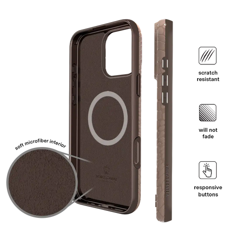 Khaki Croc iPhone Case