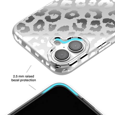 Chrome Leopard iPhone Case