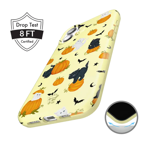 Purrfect Pumpkins iPhone Case