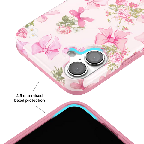 Posie Pink Bow iPhone Case