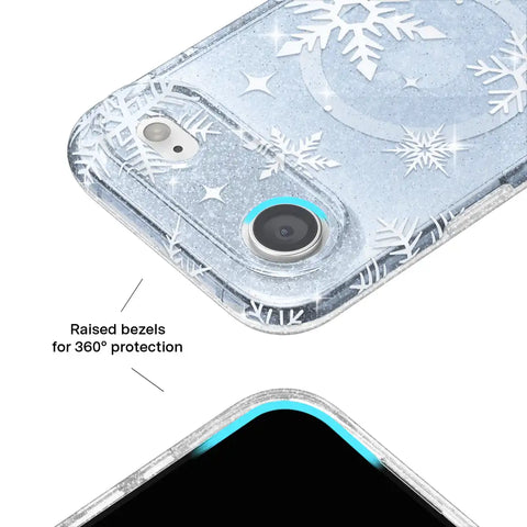 Snow Angel Glitter iPhone Case