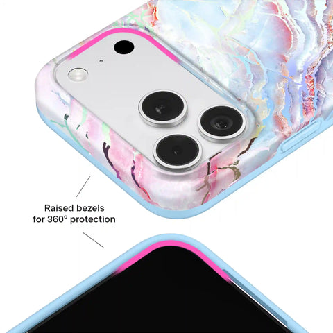 Holo Moonstone Marble iPhone Case