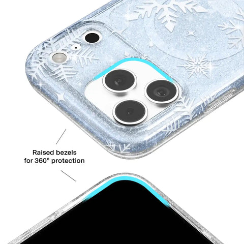 Snow Angel Glitter iPhone Case