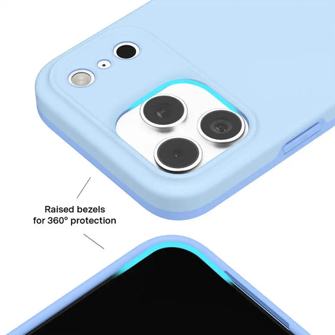 Cotton Candy Blue iPhone Case