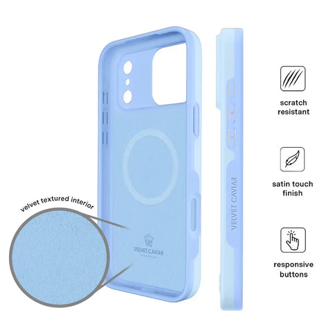 Cotton Candy Blue iPhone Case