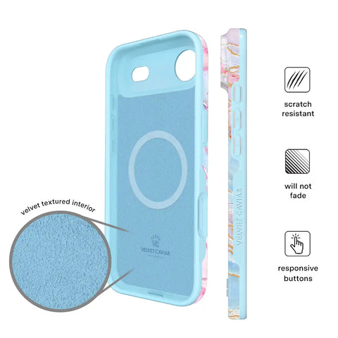 Holo Moonstone Marble iPhone Case