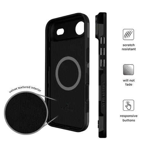 Noir Vibe Checkered iPhone Case