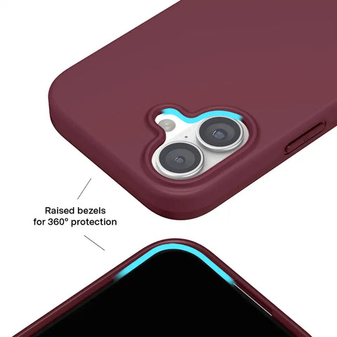 Burgundy 1990 iPhone Case