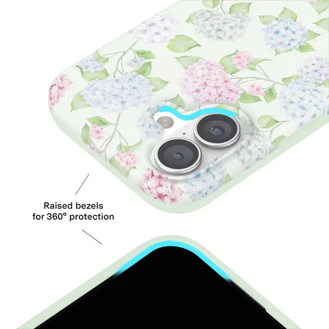 Hydrangea Floral iPhone Case