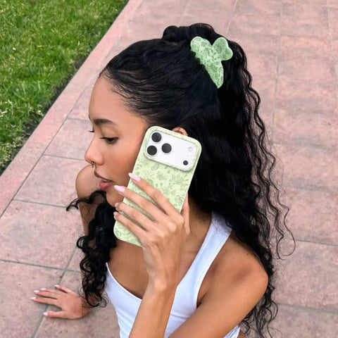 Storybook Sage Floral Hair Clip