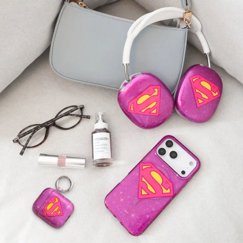 Supergirl Stardust Glitter AirPod Max Case