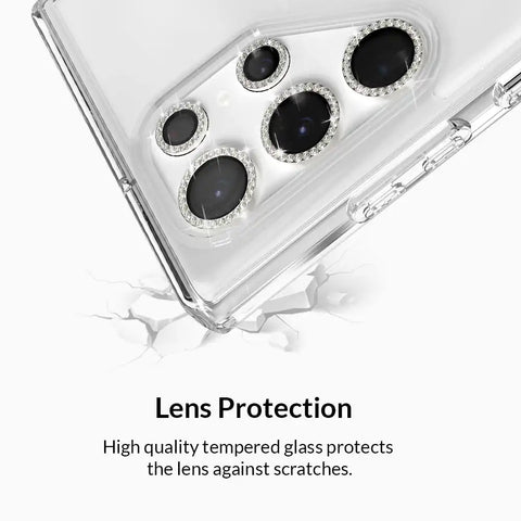 Crystal Glam Camera Lens Protector for Samsung