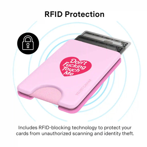 Don't F Touch Me MagSafe Wallet