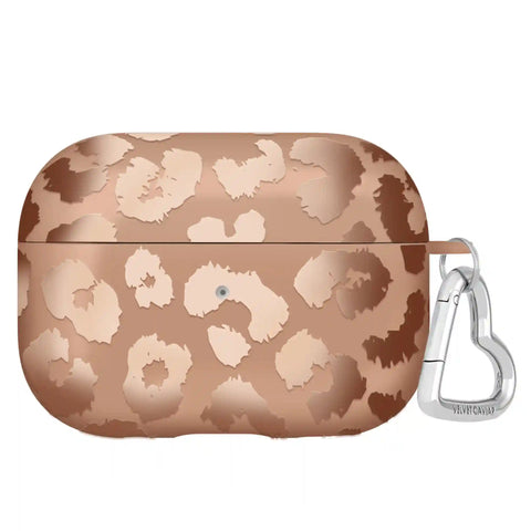 Bronze Chrome Leopard AirPod Case