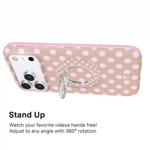 Brown Sugar Polka Dot MagSafe Grip Ring