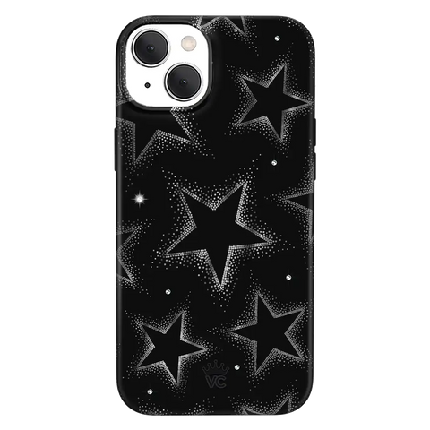 Crystal Chrome Stars iPhone Case
