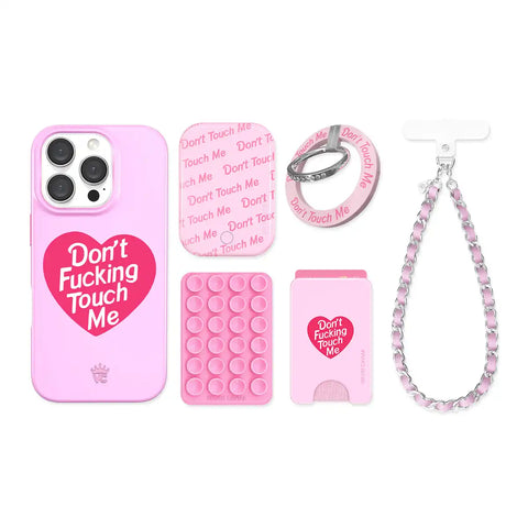Don't F Touch Me iPhone Bundle Set