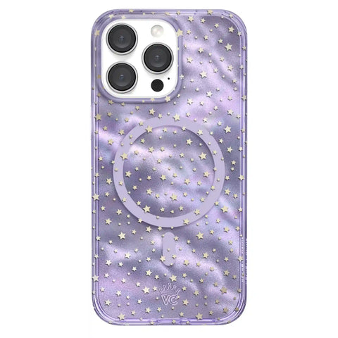 Lilac Celestial Stars iPhone Case