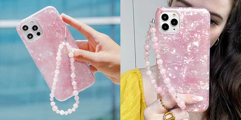 Rose Quartz Phone Charm