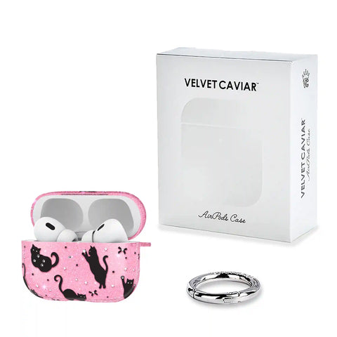 Lucky Kittens Glitter AirPod Case
