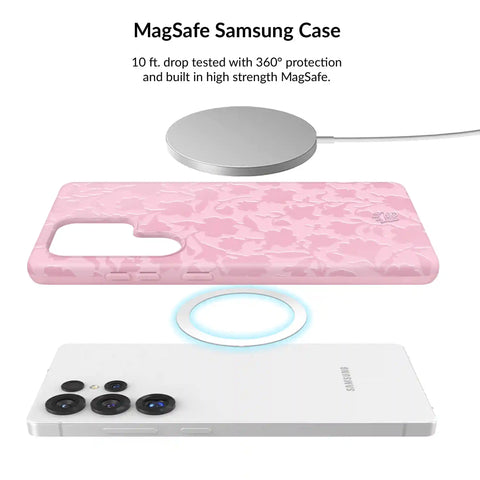 Magical Mauve Floral Samsung Bundle Set
