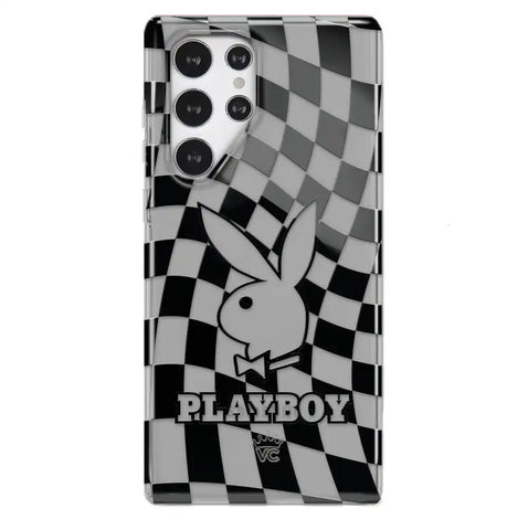 Playboy Checkmate Clear Samsung Case
