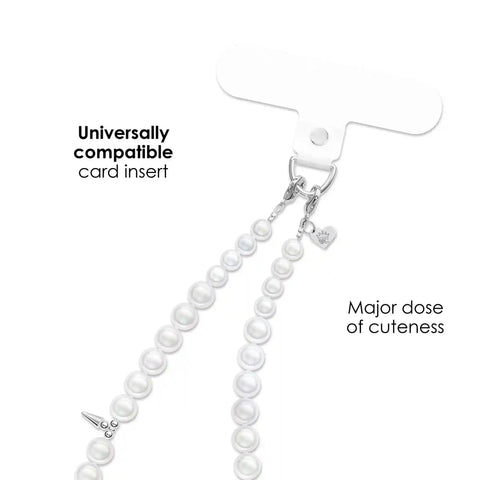 Pearl Spike Phone Charm