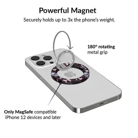 Pretty Punk Skulls MagSafe Grip Ring