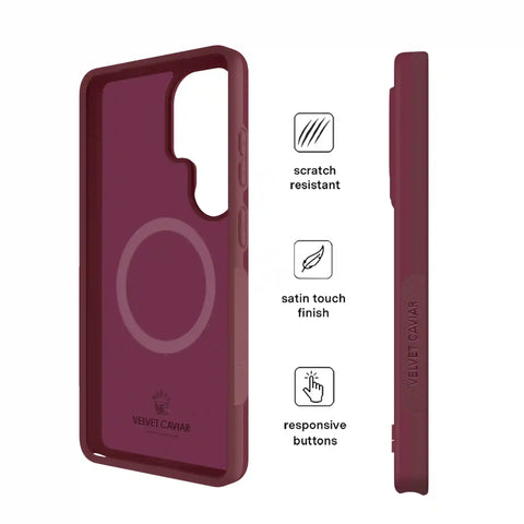 Burgundy 1990 Samsung Case