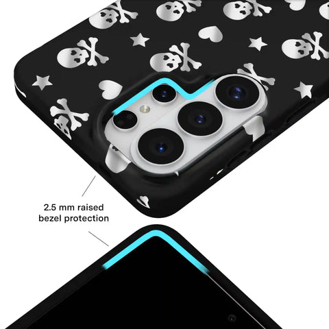 Chrome Skulls Samsung Case