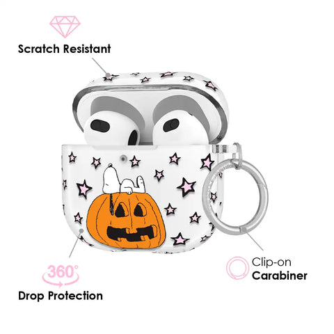 Snoopy Pumpkin AirPod Case
