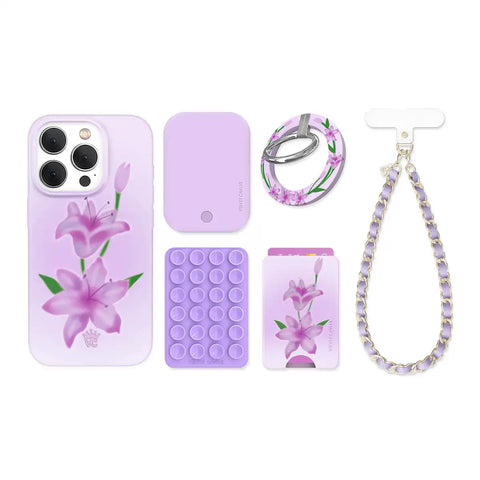 Love Spell Lily Floral iPhone Bundle Set