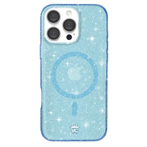 Blue Stardust Glitter iPhone Case