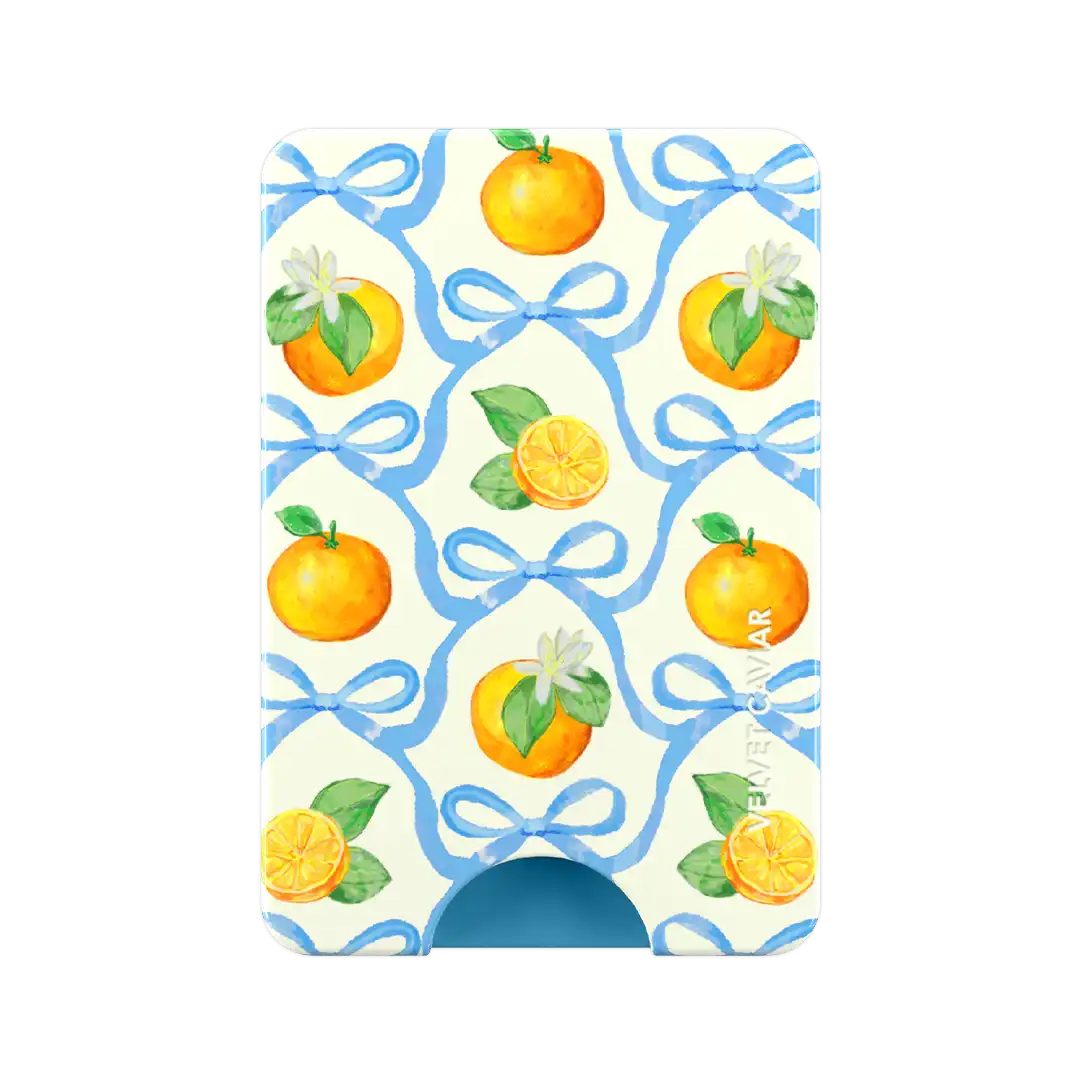Orange Blossom MagSafe Wallet