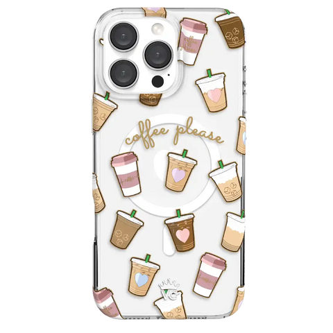 Coffee First iPhone Case