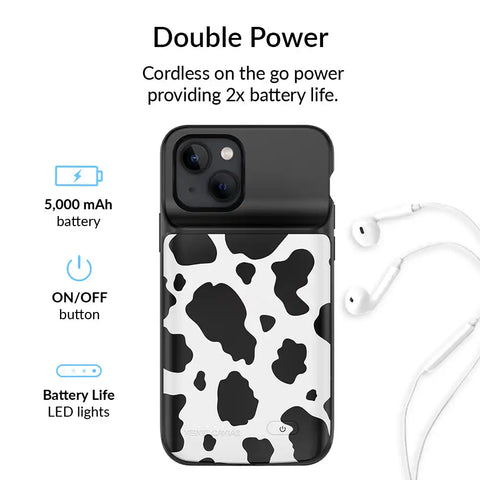 Cow iPhone Charging Case