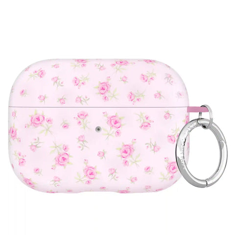 Dainty Pink Floral AirPod Case