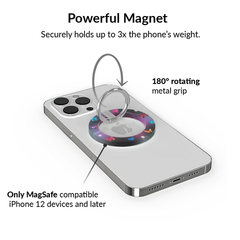 Aurora Butterfly MagSafe Grip Ring
