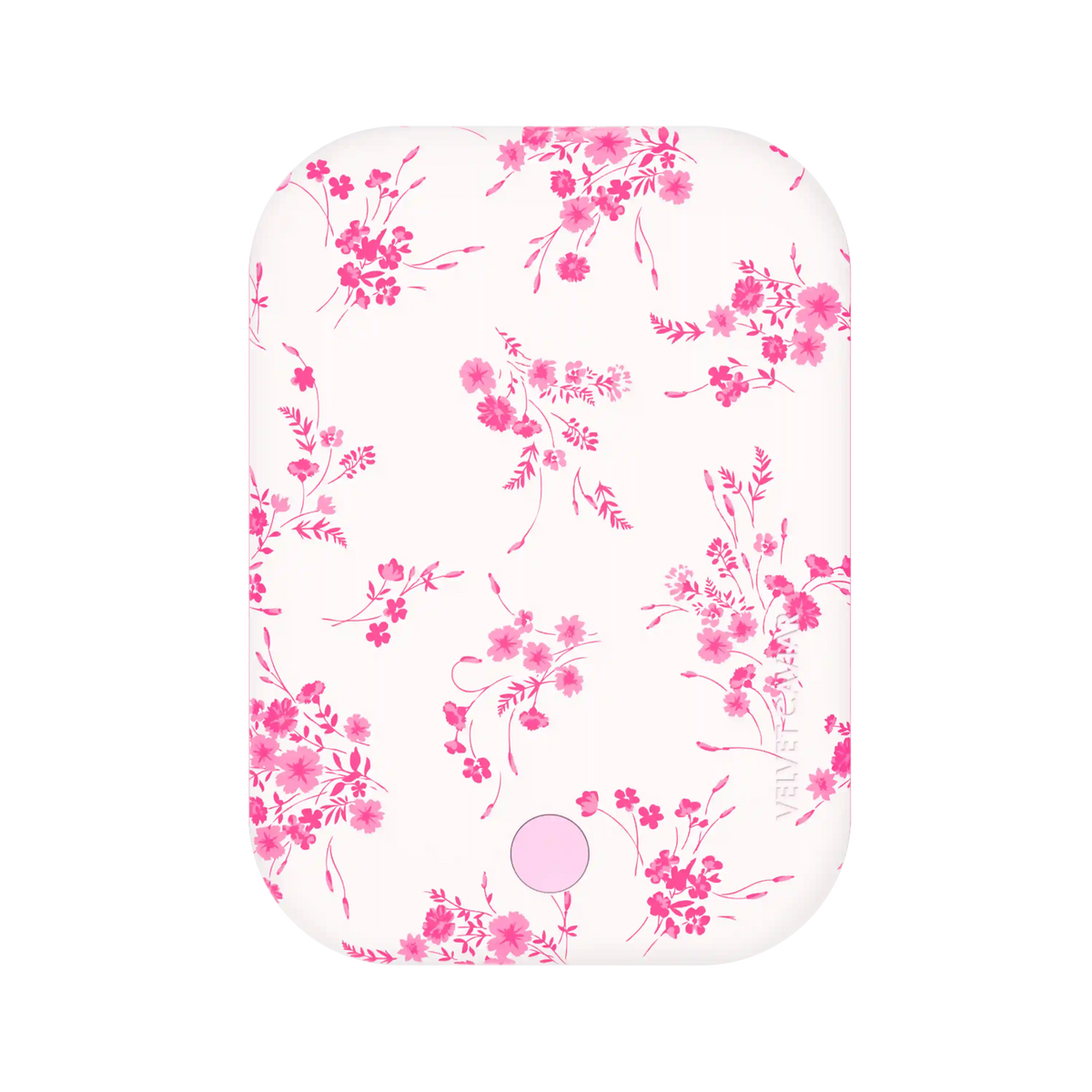French Rose Floral Portable MagSafe Charger Power Pack