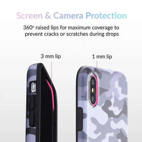 Gray Camo iPhone Case