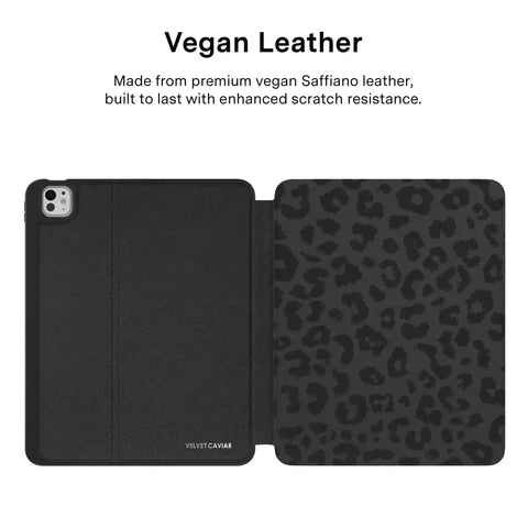 Black Leopard iPad Case