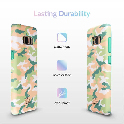 Olive Camo iPhone Case by Kendall Vertes