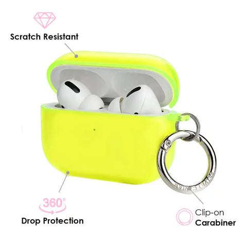 Neon Yellow AirPods Case