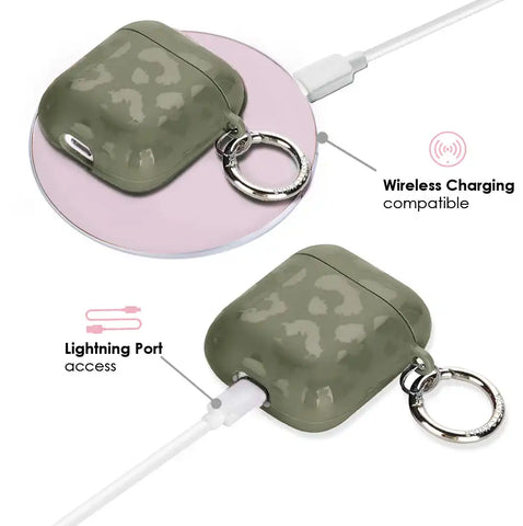 Olive Leopard AirPod Case